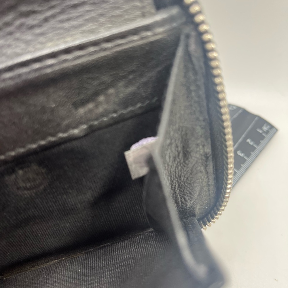 JIMMY CHOO Bi-fold Wallet Black Men'Authentic D:0.79” H:4.33” W:4.53” 5978 - Picture 7 of 8